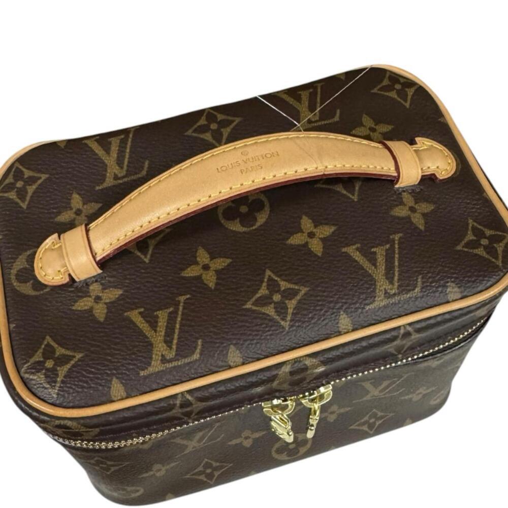 LOUIS VUITTON Brown Monogram Canvas Pouch - Picture 7 of 9